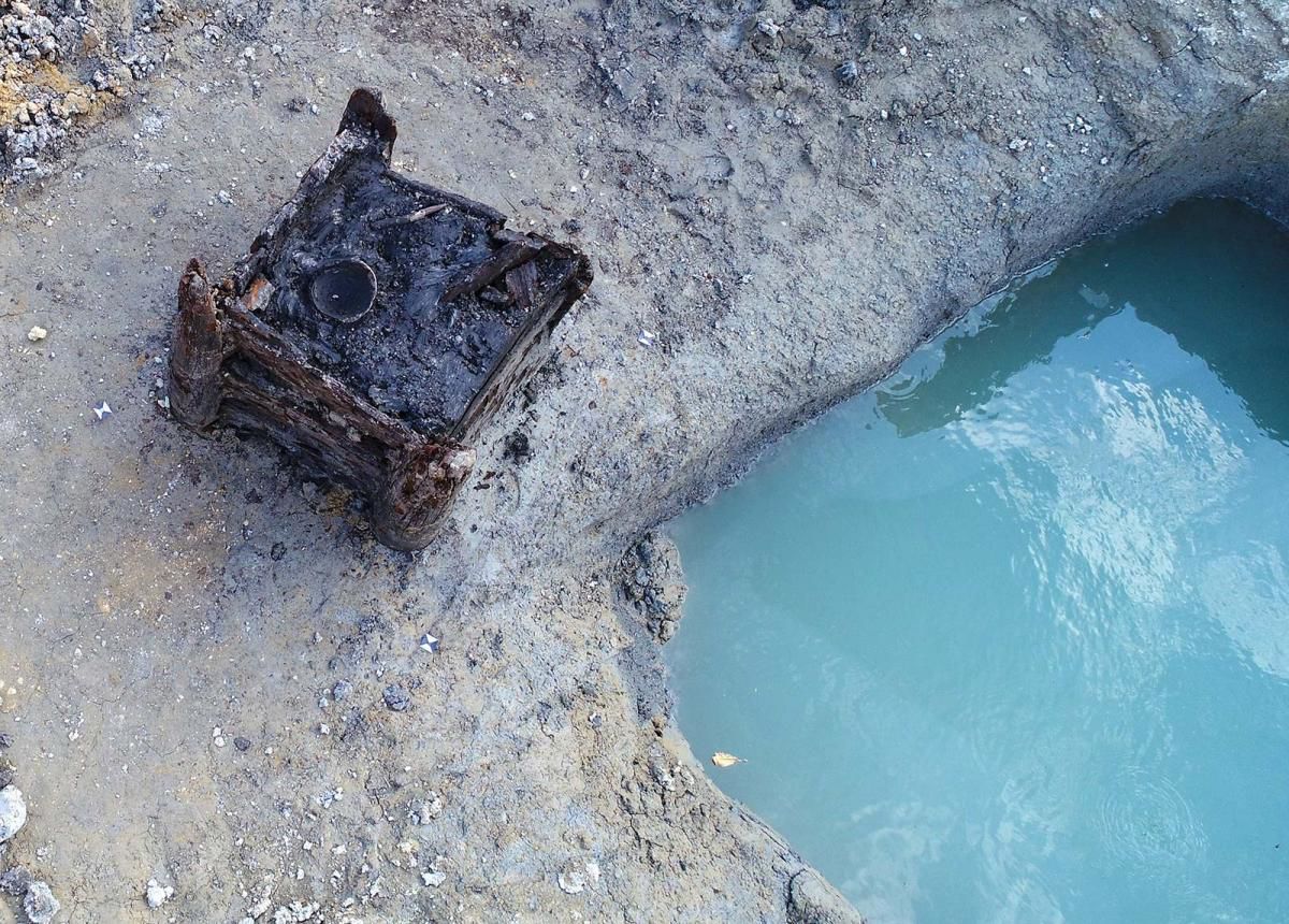 Wooden well